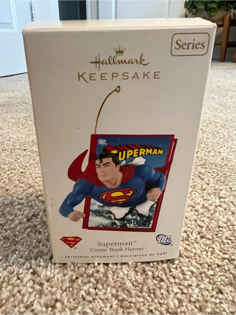 Hallmark Superman Quick-Change Artist and Comic Book Heroes Ornaments